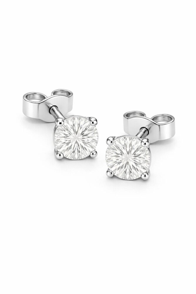 עגיל סוליטר – Moissanite | AMAZONA – תמונה 5