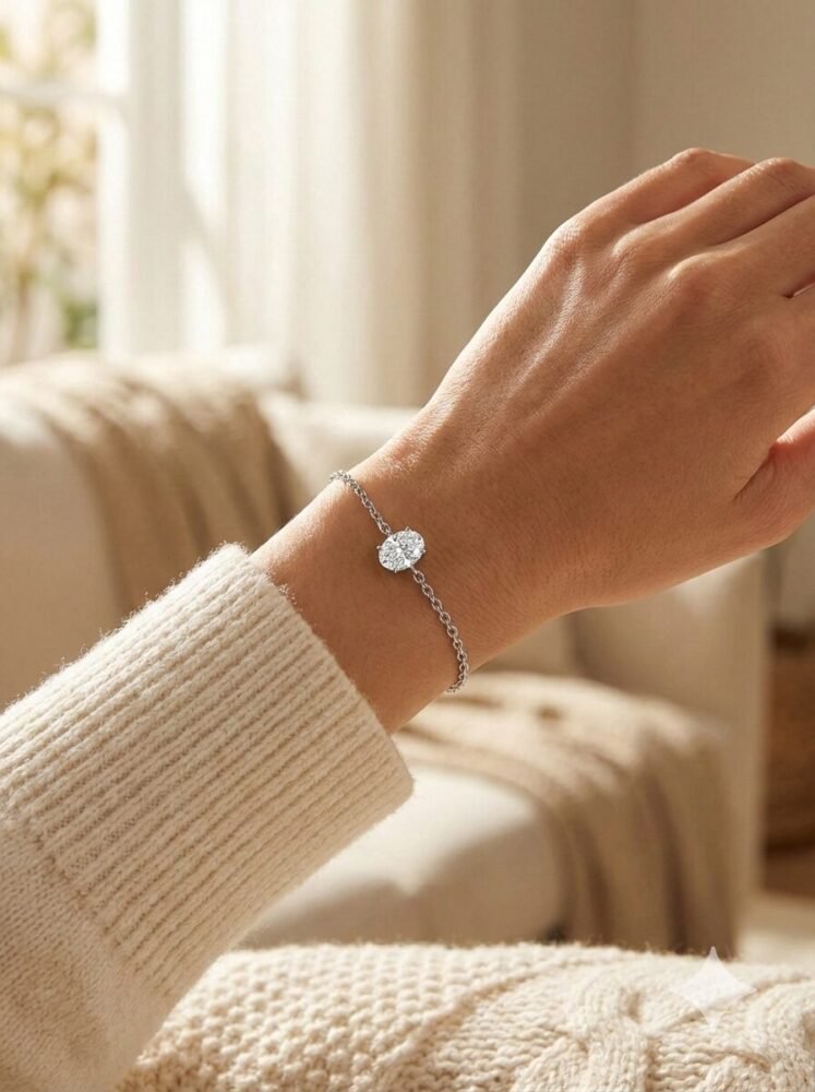 צמיד סוליטר – Moissanite | AMAZONA – תמונה 2